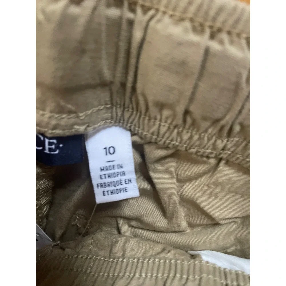 The Children's Place Boys Khaki Stretch Jogger Pants Size 10 NWT 3030423